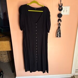 Torrid black midi dress size 2 (20)